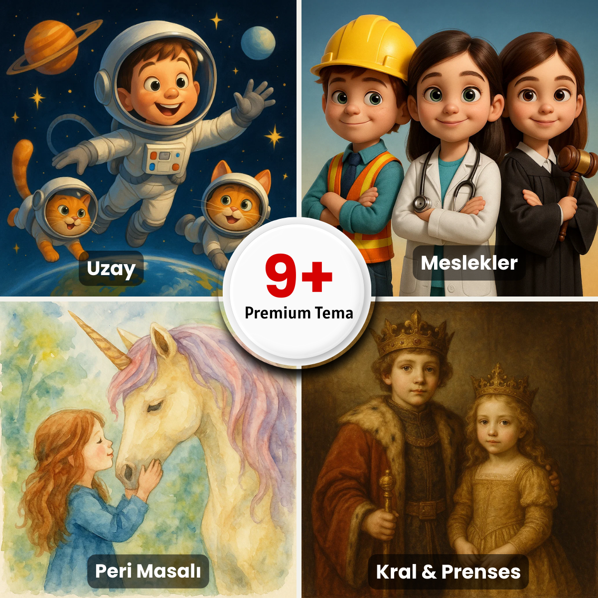 Çocuklar İçin Disney Pixar 3D Tarzında Kişiye Özel Görsel Tasarımlar - Görsel 8