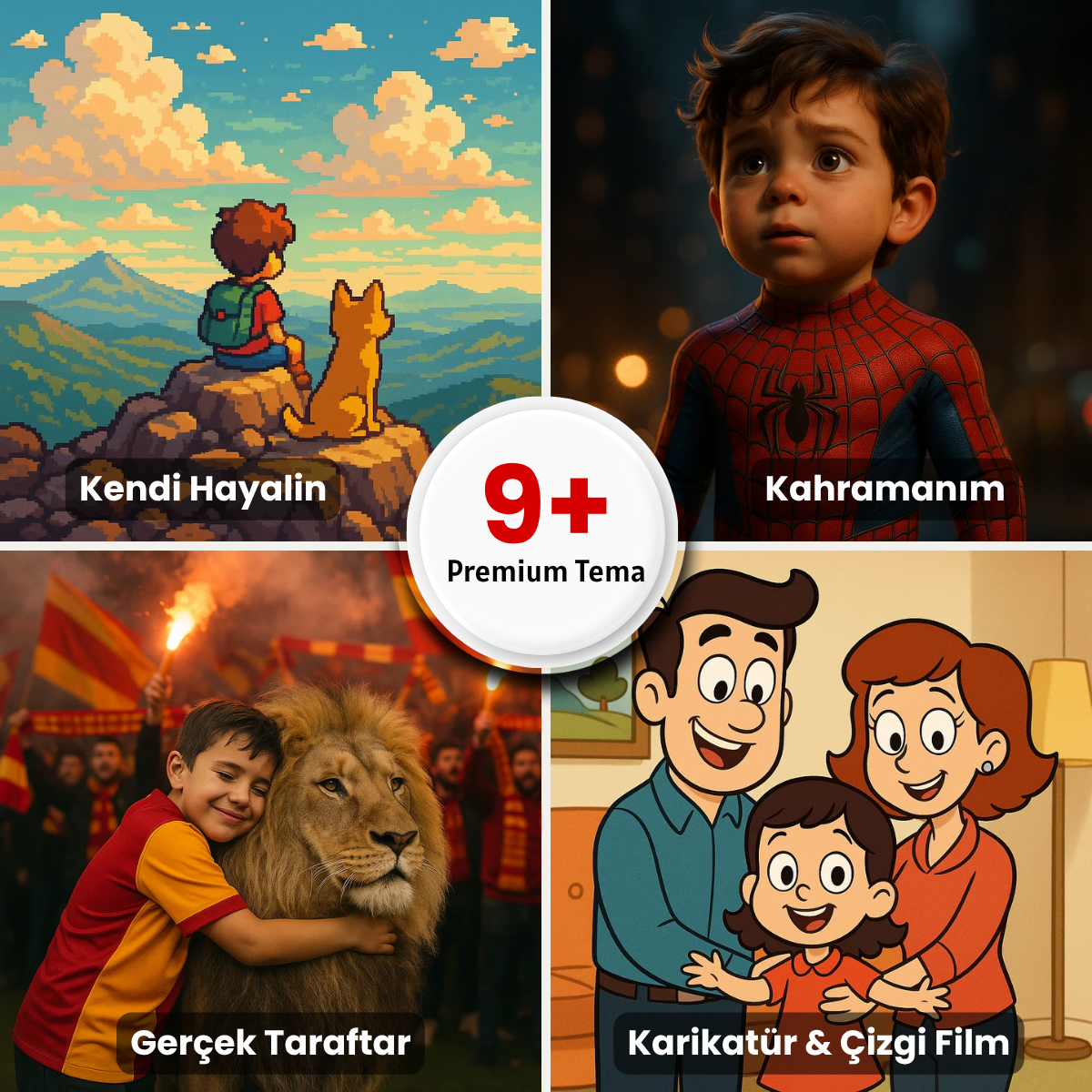 Çocuklar İçin Disney Pixar 3D Tarzında Kişiye Özel Görsel Tasarımlar - Görsel 9