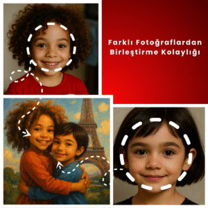 Çocuğunuzun hayalini anlatan kişiye özel fantastik dijital tasarım. Hayal ettiği dünyayı oluşturan özel tasarım