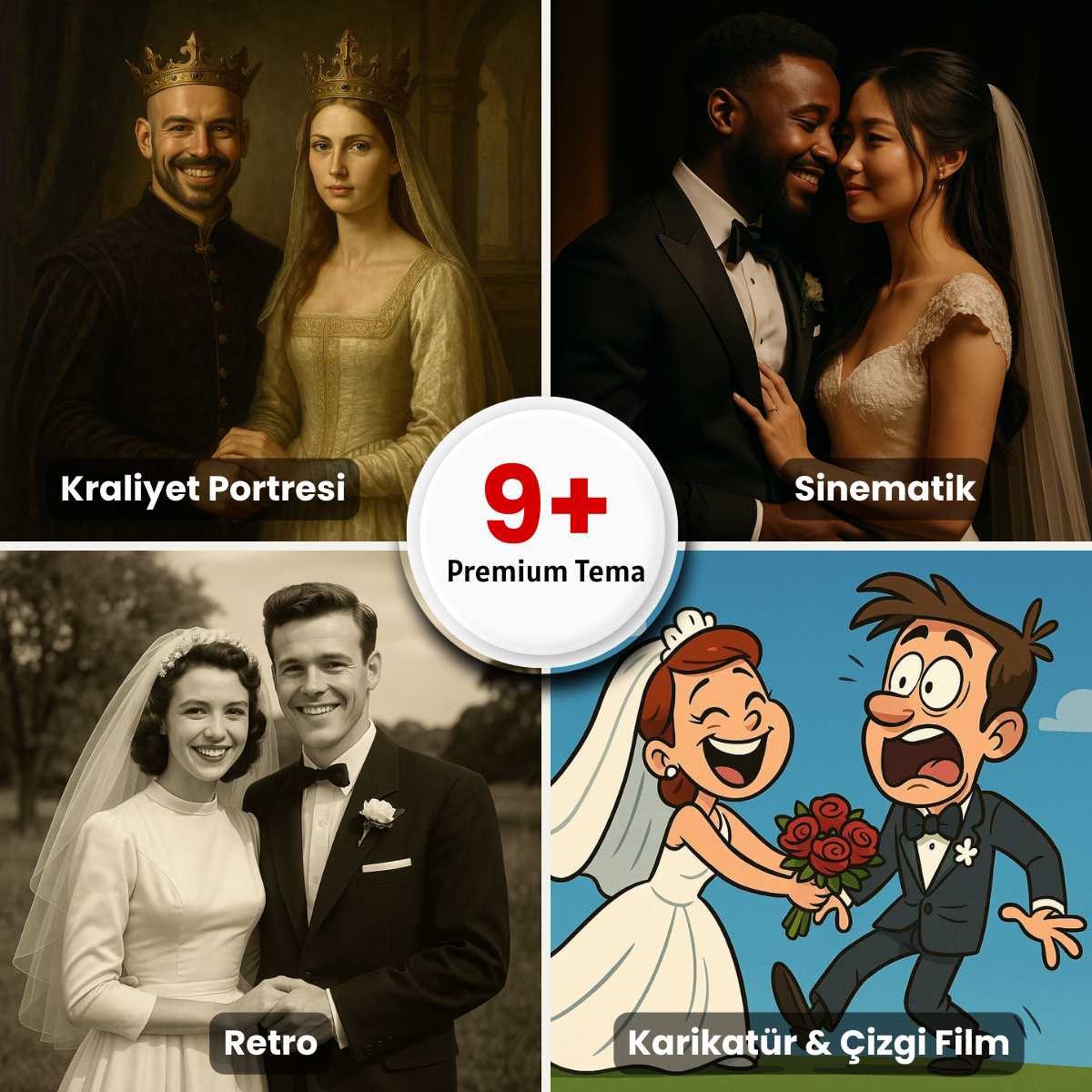 Kişiye Özel Disney Pixar 3D Portresi – Çiftler İçin Eğlenceli ve Canlı Dijital Sanat - Görsel 8