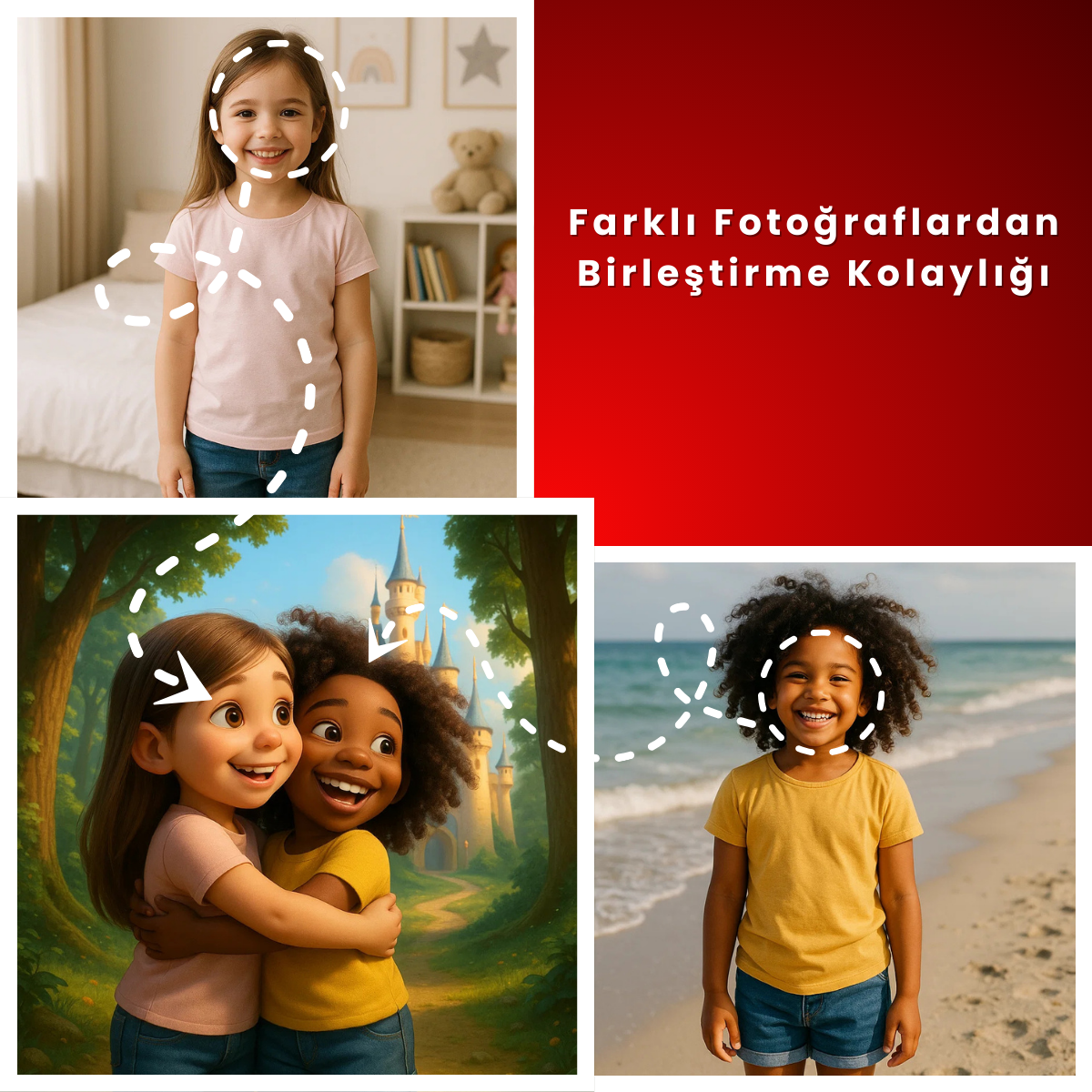 Çocuklar İçin Disney Pixar 3D Tarzında Kişiye Özel Görsel Tasarımlar - Görsel 3